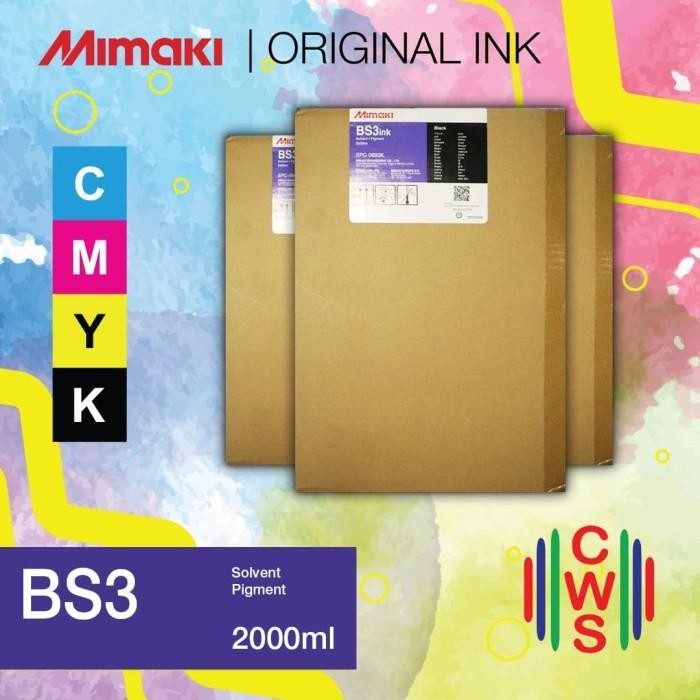 Tinta Mimaki Eco Solvent Bs3 2000 Ml