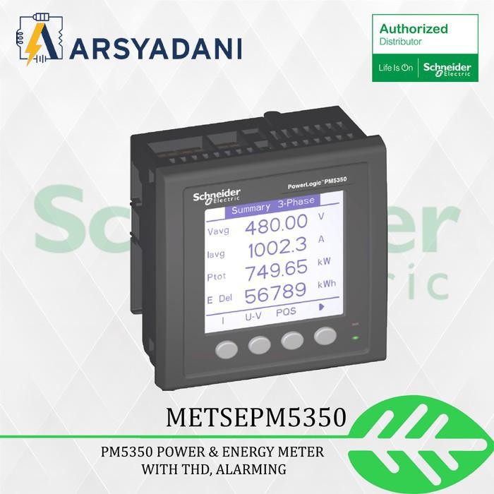 Metsepm5350 - Pm5350 Power Meter Withthd.Alarming Pm5350 - Schneider