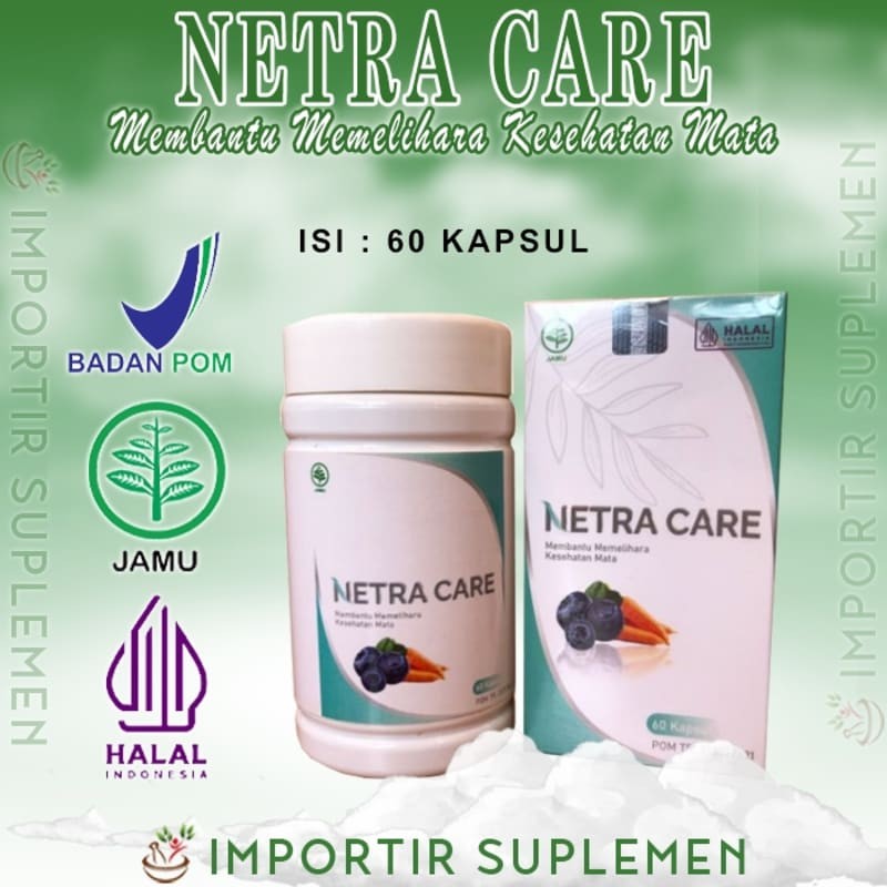 Netra Care 0bat Mata Kapsul Netra Care Memelihara Kesehatan Mata Terlaris
