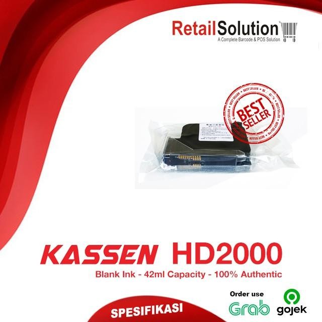 Tinta Catridge Ink Hitam Printer Inject - Kassen Hd2000 / Hd-2000