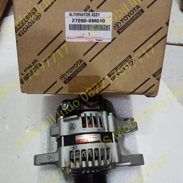 Alternator Assy Dinamo Ampere Yaris 2006 2007 2008 2009 2010 2011 2012 2013 Original 27060-0M040