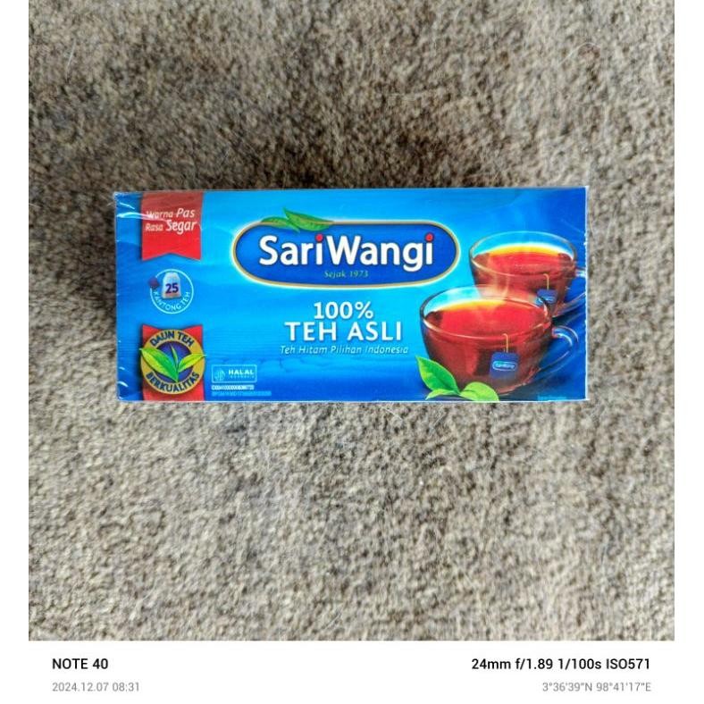 

SARIWANGI ~ 100% teh asli 25 kantong (INDONESIA)