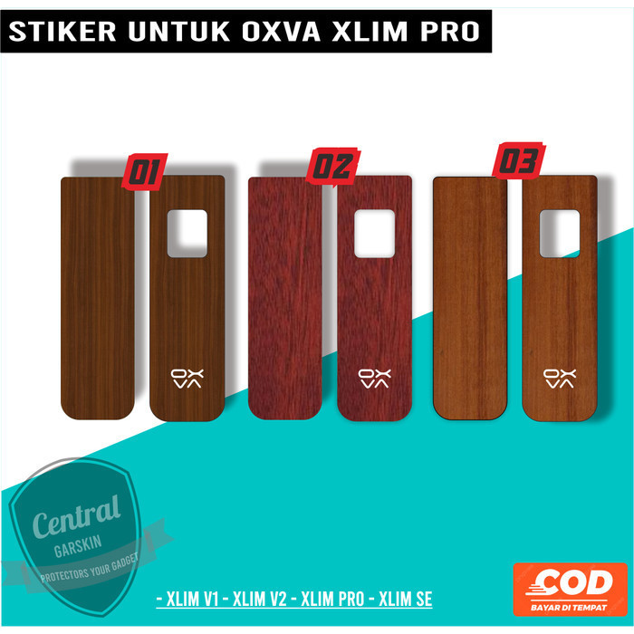 *Fullbody* Oxva Xlim Pro Depan Belakang 01 Garskin Case/Stiker Premium Custom COD