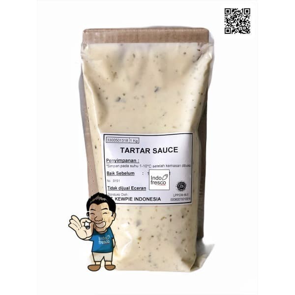 

Ina - Kewpie Tartar Sauce- Saus Tartar Halal 1L