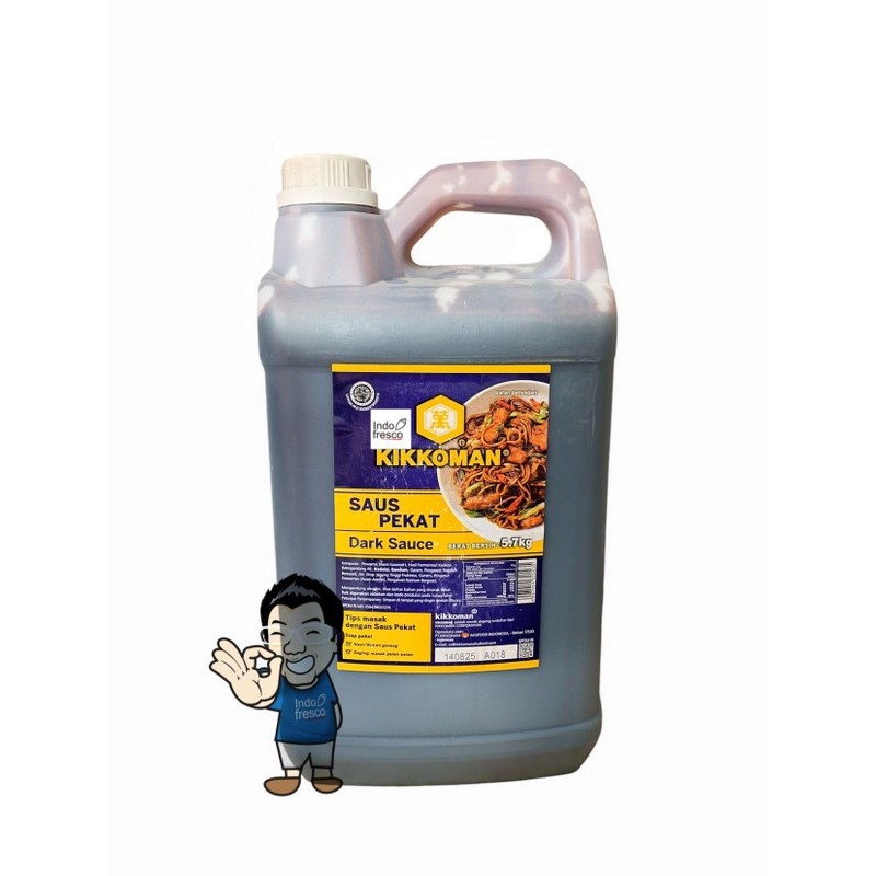 

Ina - Kikkoman Dark Soy Sauce- Kecap Asin Pekat Jerigen Halal 5L