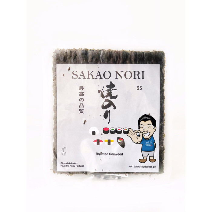 

Ina - Sakao Yaki Sushi Nori- Roasted Seaweed- Rumput Laut 5 Lembar