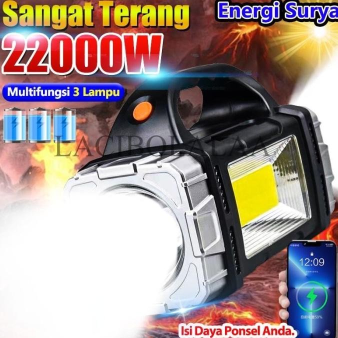 TERSEDIA SURYA GENGGAM 100000 LUMENS XHP 50 - KUALITAS CAHAYA SUPER TERANG SENTER LED SUPER TERANG S