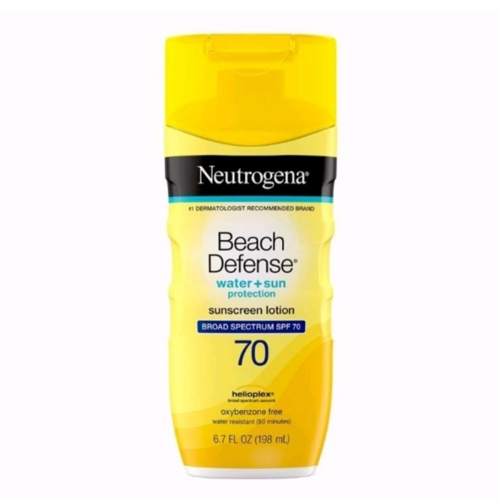 Neutrogena Beach Defense Sunscreen Body Lotion SPF 70 isi 198ml