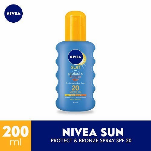 NIVEA Sun Protect & Bronze Tan Activating Sun Spray Sunblock Sunscreen
