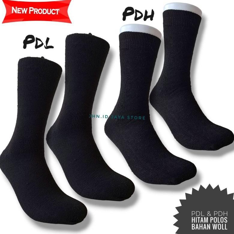 12 Pasang Kaos Kaki Pdl TNI Hitam Panjang Tebal /Kaos Kaki Hitam Panjang/Kaos Kaki Tni