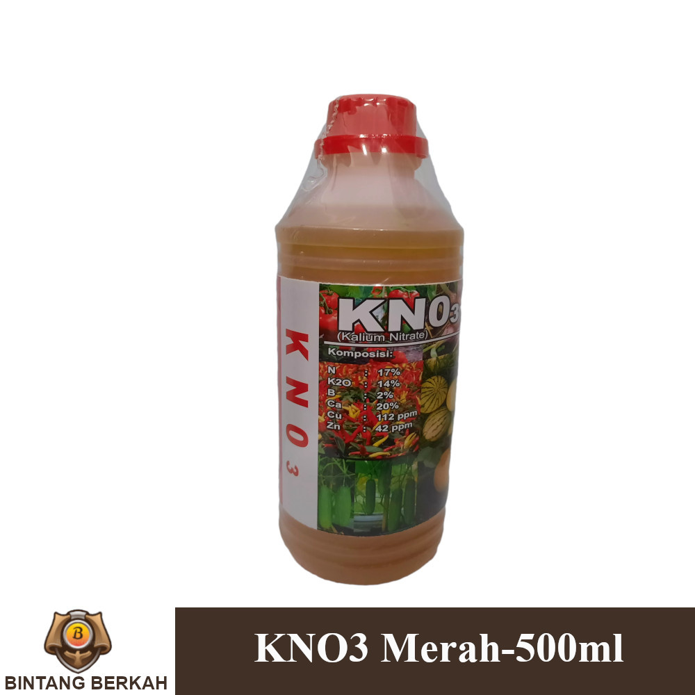 KNO3 Merah 500 ml Pupuk KNO3 Merah Cair Pertanian