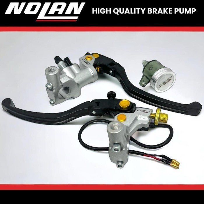 Master Rem NOLAN Set Kiri Kanan SINGLE tabung Matic Bebek Universal MOTOR AEROX OLD AEROX NEW