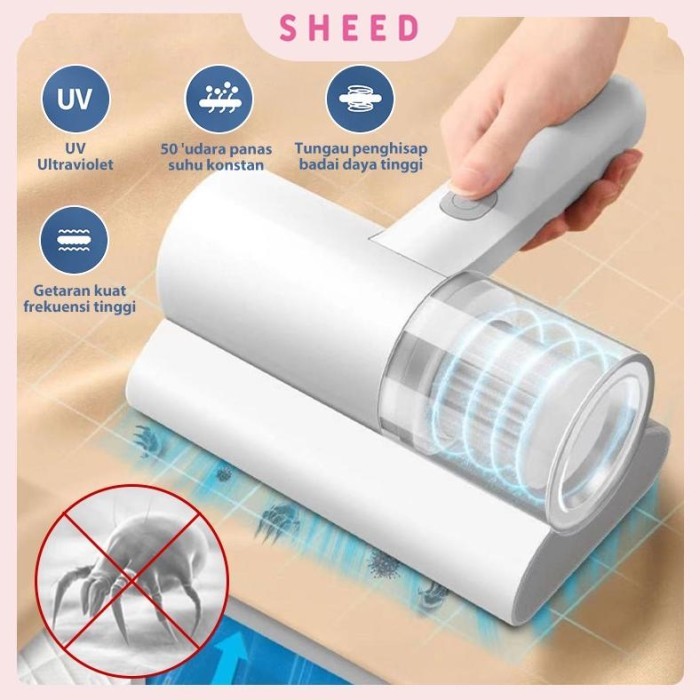 SHEED Vacum UV Cleaner Sofa Karpet Kasur anti tungau Smart UV penyedot