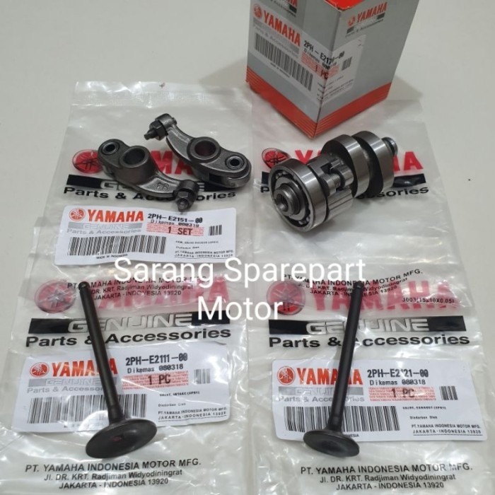 Termurah Paket Noken As Camshaft + Platuk Klep + Klep Set Mio M3 Mio Z
