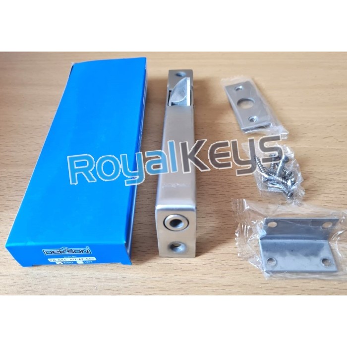 Flush Bolt Dekson Dekkson FB 707 AT SSS Grendel Tanam Slot Pintu Besi