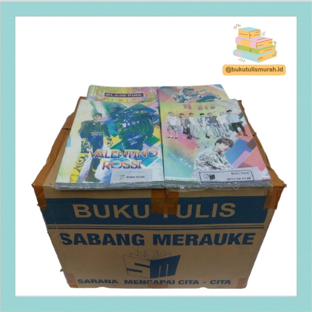 

(1 dus) Buku Tulis Boxy Murah 26-30 Lembar