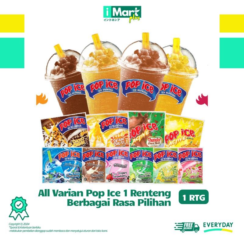 

Pop Ice Minuman Aneka Rasa All Varian 10 Pcs/Renceng - Sertifikasi Halal Cream Segar Krim