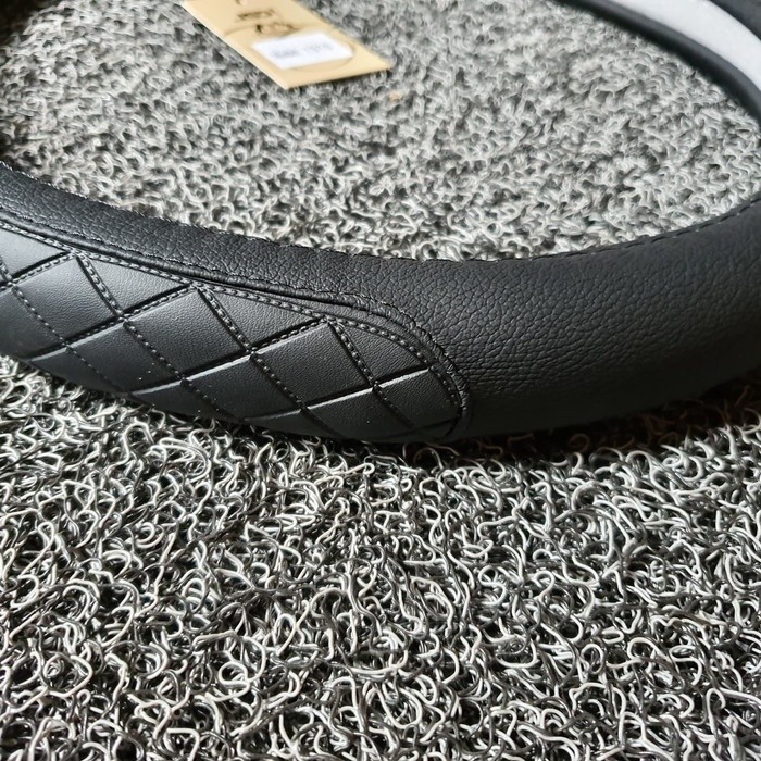 Cover Stir / Bungkus Stir Cover Sarung stir mobil hitam All new Rush Terios 2018 2021