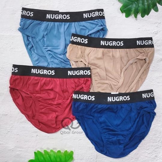 [Paket 3/6/12] CD Pria Sempak CD Celana Dalam Nugros Sport Lusinan COD Katun Cowok Dewasa