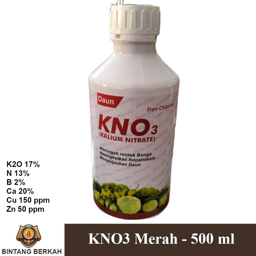Pupuk KNO3 Vegetatif KNO3 Merah 500 ml Bebas Chlor