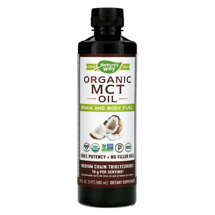 Nature's Way, Organic MCT Oil, 16 fl oz (480 ml)