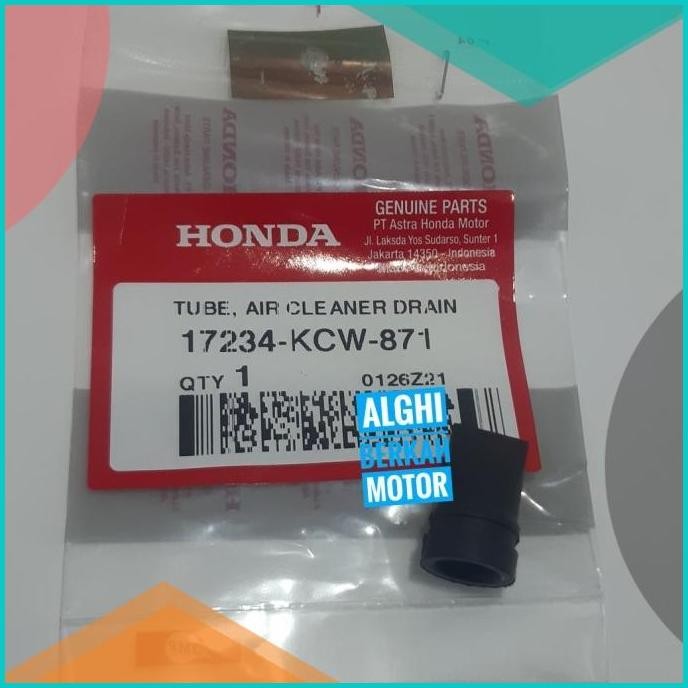 Karet Tube Drain Honda PCX 150 CBR Vario Original Honda 17234-KCW-871