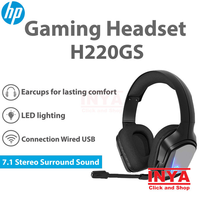 HP Gaming Headset H220GS - USB 7.1 Gaming Headset