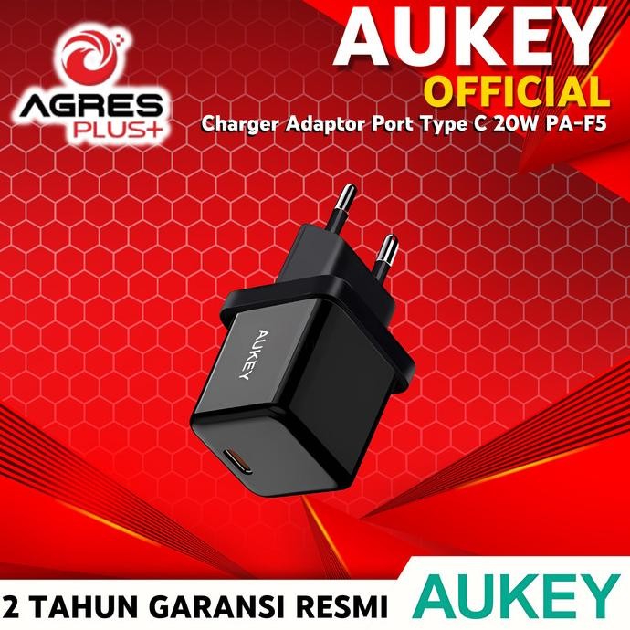 Aukey Charger Adaptor Port Type C 20W Fast Charging PA-F5 Charger