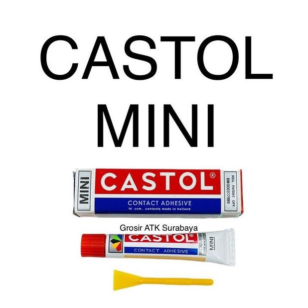 

Trend ( Staworld / Dapat 1 Lem ) Lem Glue Cair Castol Mini 14Cc / 14Ccm Asli