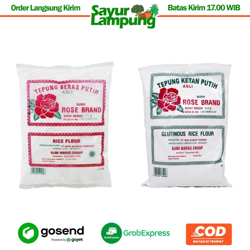 

Tepung Rosebrand 500 Gr - Sayur Lampung