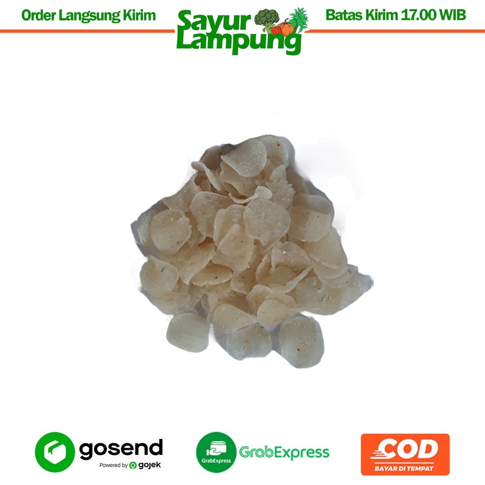 

Kerupuk Mentah Singkong 1 Kg - Sayur Lampung