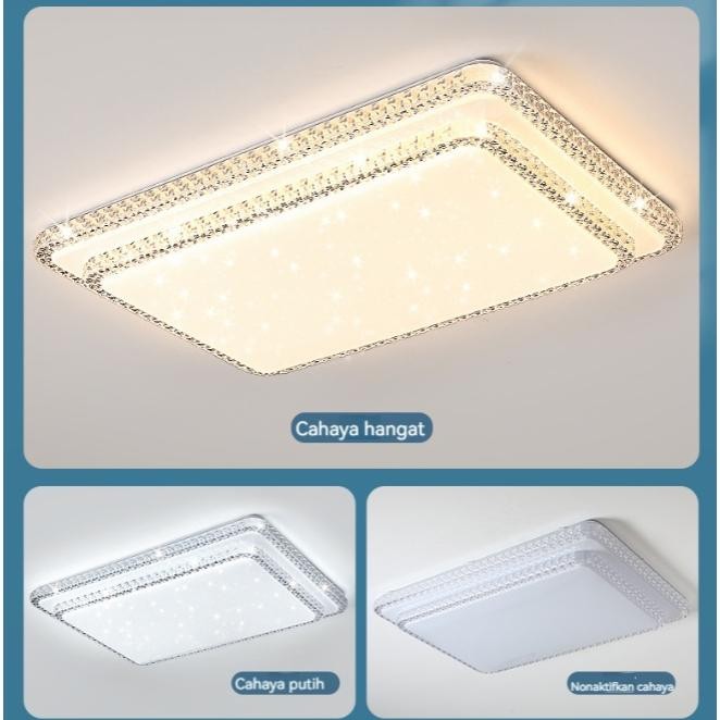 LED Lampu Plafon Ceilling Lampu Lampu Hias Rumah Lampu Kotak Untuk Ruang Tamu Kamar Tidur Dapur Lamp