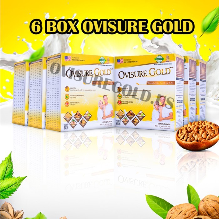 

6 BOX OVISURE GOLD SUSU LANSIA UNTUK TULANG DAN SENDI LUTUT KAKI