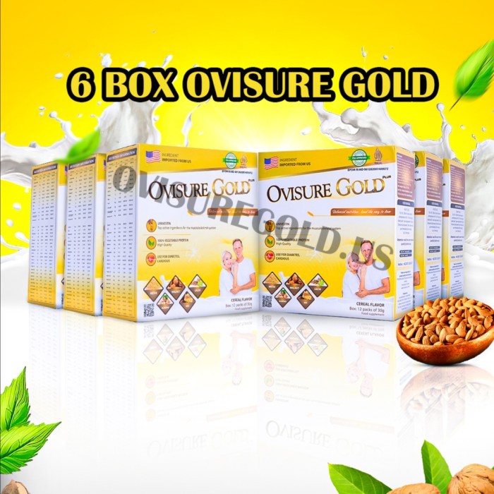 

6 BOX OVISURE GOLD SUSU LANSIA UNTUK TULANG DAN SENDI LUTUT KAKI YANG KUAT