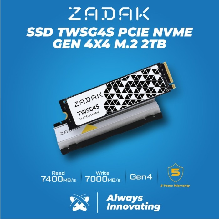 ZADAK SSD TWSG4S M.2 NVME PCIe 4X4 1TB 2TB