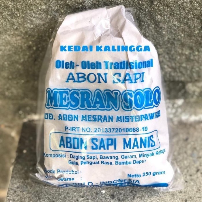 

ABON SAPI MESRAN MANIS ASLI PAK MESRAN KHAS SOLO