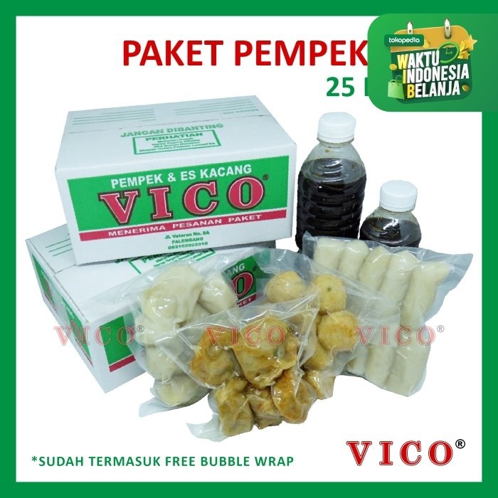 

25 Pieces Pempek Kecil - Pempek Vico Palembang