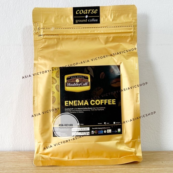 

HealthyCaff 500gr Gold Roasted/Healthy Caff Kopi Organik Enema Coffee