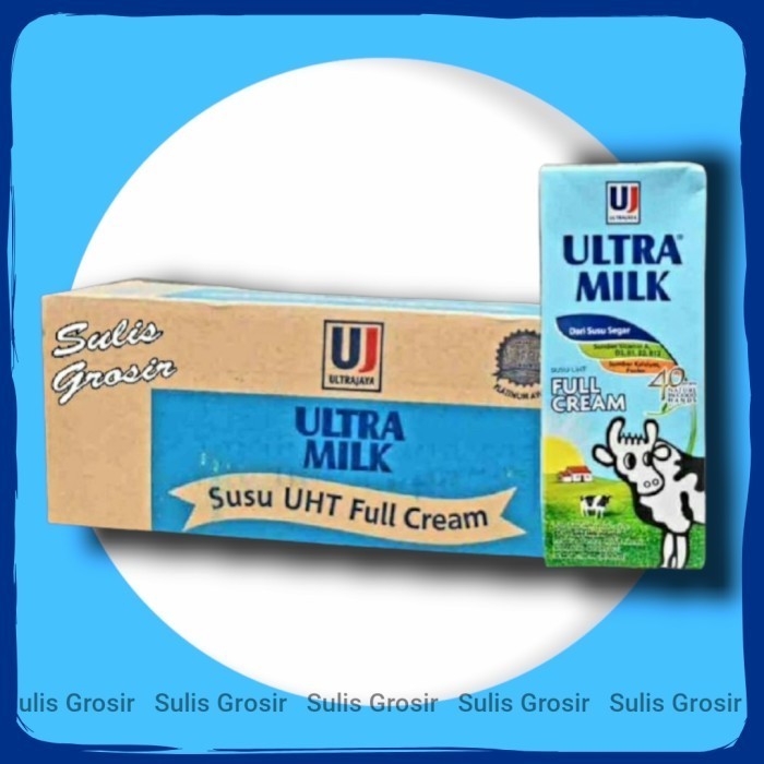 

Susu Ultra 200 ml 1 karton isi 24 pcs Rasa Full Cream