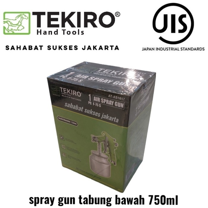 Spray Gun Tekiro F75 S Semprotan Cat Tabung Bawah