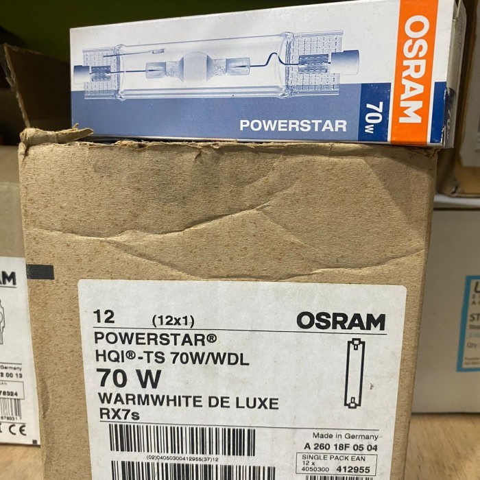 Powerstar HQI - TS 70watt 830 WDL EXCELLENCE OSRAM RX7s - Kuning