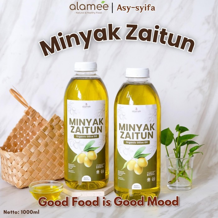 

Minyak Zaitun Olive Oil Extra Virgin Untuk Diminum dan Di masak Organic Organik Murni Asli Masak