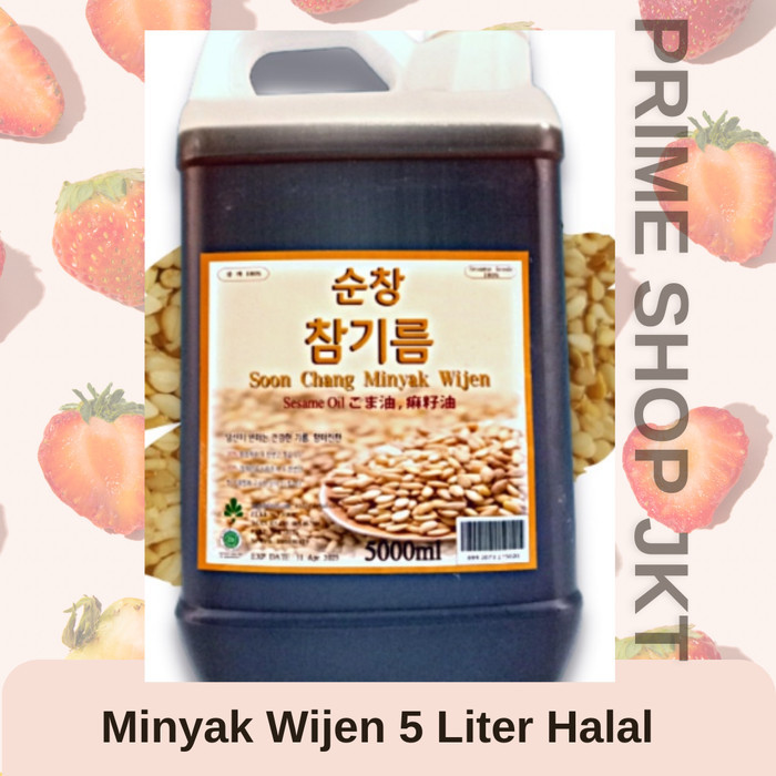 

Soon Chang Minyak Wijen Putih Asli 100% 5 Ltr Sesame Seeds Oil 100%
