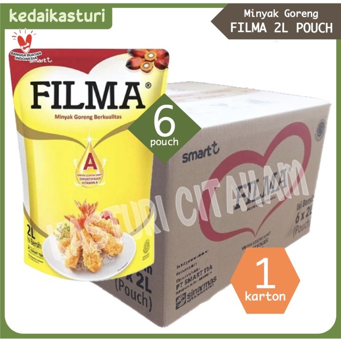 

Filma 2 Liter Minyak Goreng - 1 Karton x 6 Pouch