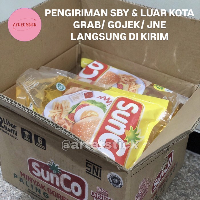 

1 Dus Minyak Goreng Sunco Refill 2 Liter Isi 6 Pouch