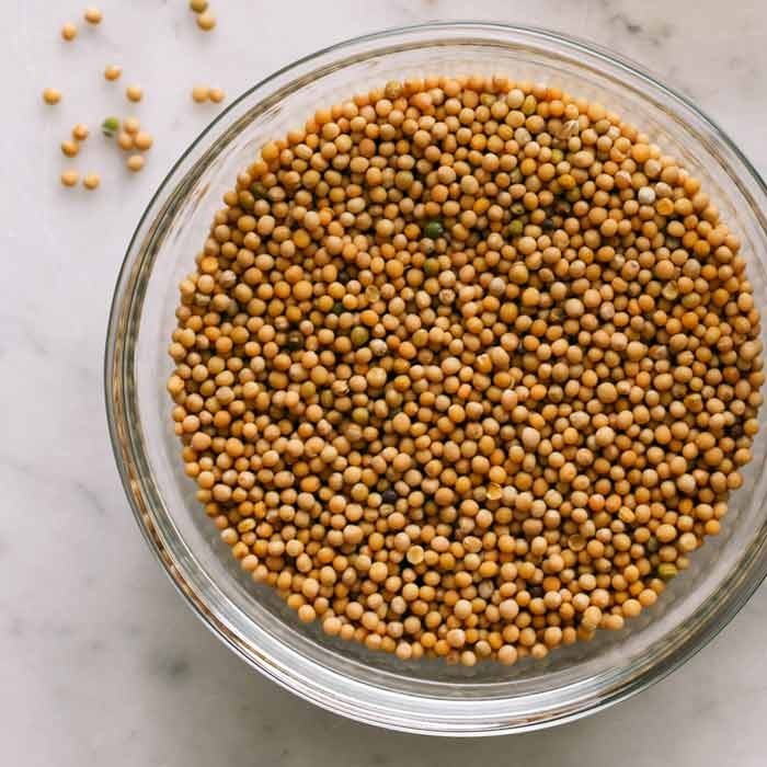 

Yellow Mustard Seeds 1kg / mustard seeds / biji sawi kuning
