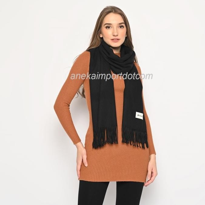 Syal Musim Dingin Wool Extra Tebal, Syal Musim Dingin Syal Pria Wanita E82BJ