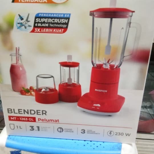 Blender Maspion 3In1 Kaca Mt1263