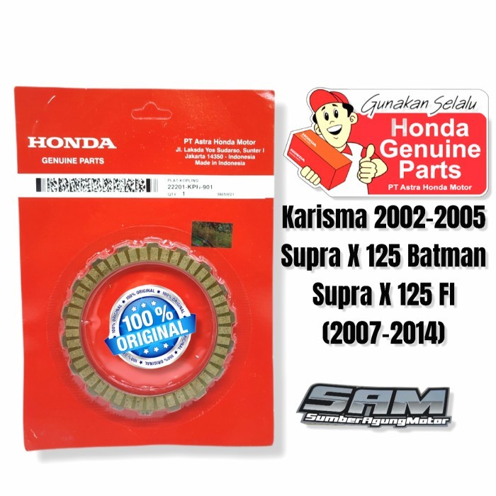Kampas Kopling Karisma Supra X 125 Batman Supra X 125 Fi Original Ahm