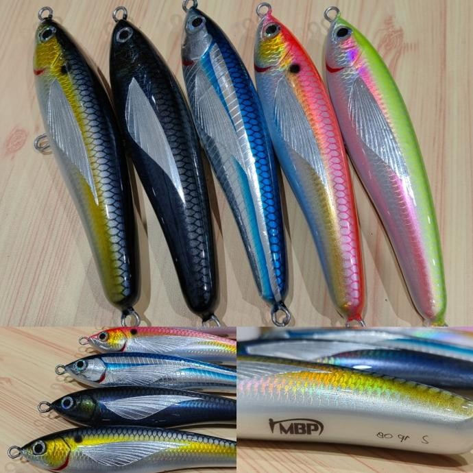 MBP Genji 80g Swimbait sinking Popper fishing lure Popping umpan